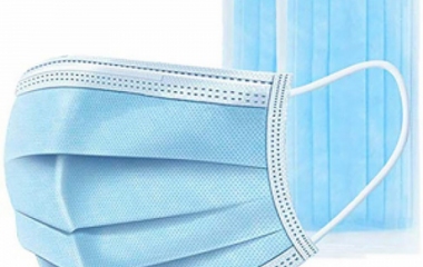 Mască de protecție de unica folosință, medicală, culoarea albastră, cutie 50 buc